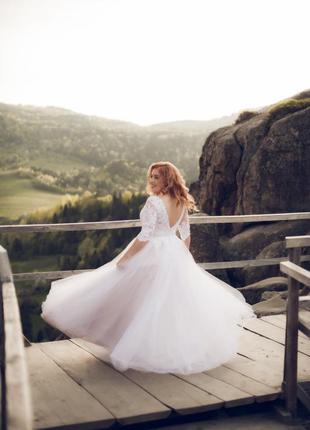 Весільна сукня розмір м6 фото