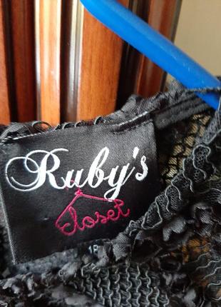 Женское платье кружевное " puby`s closet  50-52 размер plus size из англии6 фото