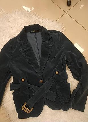 Стильний велюровий піджак