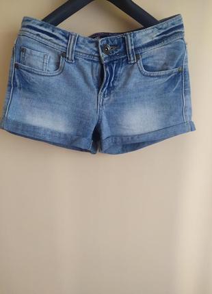 Шорты джинсовые короткие