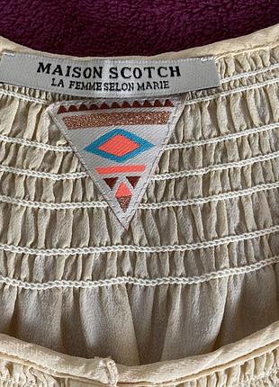 Шовкова блуза maison scotch 5