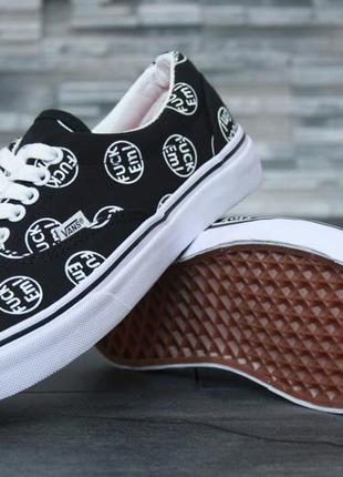 Кеды женские vans new era "fuck em"4 фото