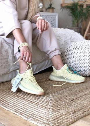 Жіночі кросівки adidas yeezy boost 350 «antlia» (повний рефлектив)10 фото