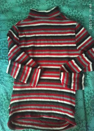 Теплий гольф,кофточка,ззаду довше ,4 кольори.