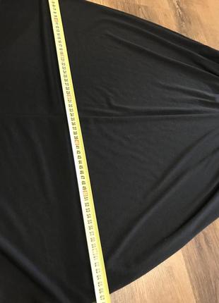 Длинный чёрный сарафан с красивой спинкой7 фото