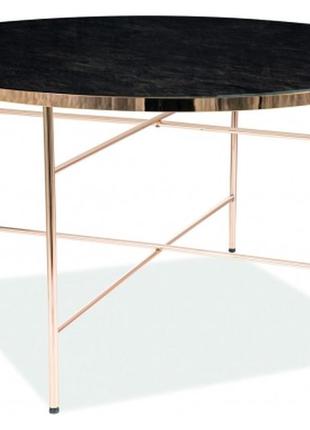 Журнальний стіл signal ibiza b 45х80 см золотий (ibizabmazl)1 фото