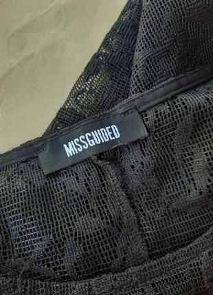 Вечірня сукня платье міді гіпюр missguided сітка накидка4 фото