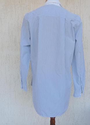 Коттоновая рубашка -туника (l)2 фото