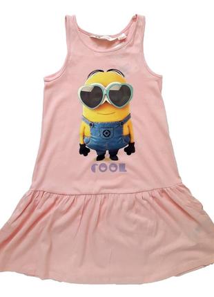 Сарафани minions для дівчат 4-6 років від фірми h&m швеція