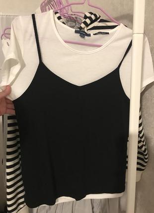 Футболка новая без бирки двойная