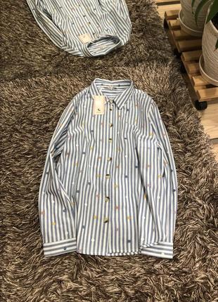 Стильна коттоновая рубаша tu