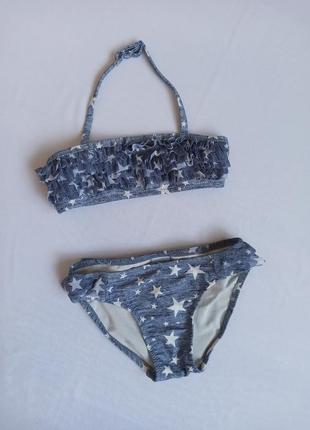 Фирменный раздельный купальник на девочку рост 104 next