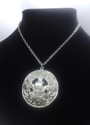 Вінтажна ланцюжок з підвіскою у шотландсько-кельтському стилі