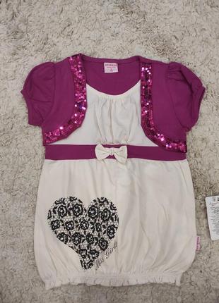 Туника-платье на девочку.