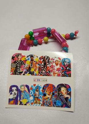 Наклейки для ногтей маникюра дизайна наклейки для нігтів манікюру дизайну