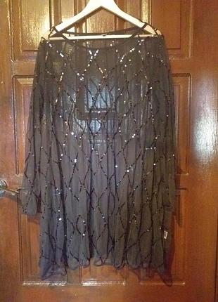 Накидка-гіпюрова блузка.