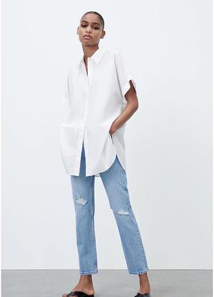 Сорочка біла оверсайз  рубашка біла сорочка сукня в наявності❣️❣️❣️