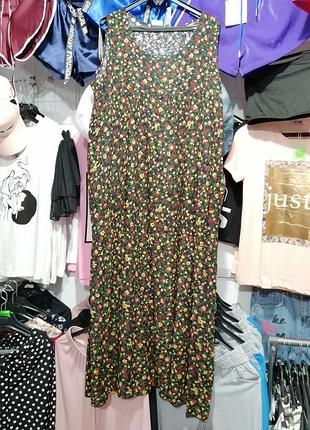 Сарафан штапель батал