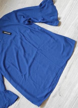 Блуза с расклешенными рукавами. батал