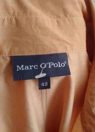 Сорочка, блуза градієнт, офісна, класична, бавовна, marc o'polo.4 фото