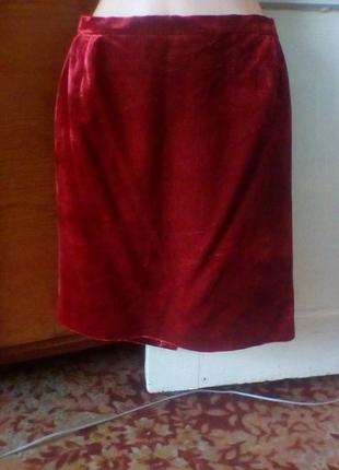 Шёлк+вискоза,красивая юбка.renzo.