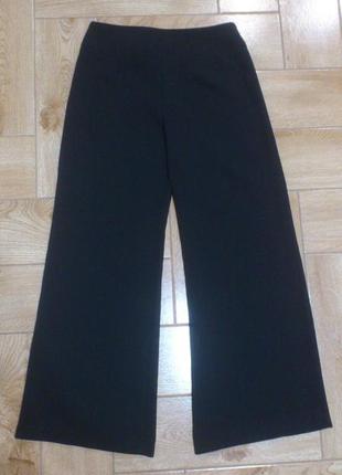Брюки женские черные широкие штани жіночі чорні wallis petite black wide leg trouser р.м🇷🇴4 фото