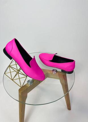 Туфлі лофери жіночі будь-який колір натуральна шкіра, замша італія3 фото