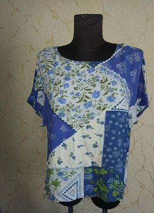 Топ блузка блузон натуральная m&s