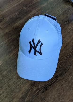 Бейсболка тракер кепка с сеткой new york yankees оригинал9 фото