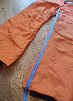 Штаны, брюки для сноуборда, лыж, оранжевые free performance9 фото