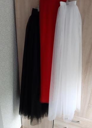 Фатиновая юбка накидка на платье 👰4 фото