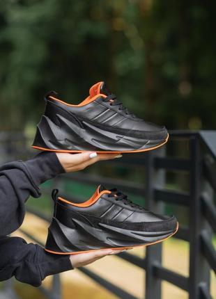 Кросівки жіночі adidas адідас shark all black