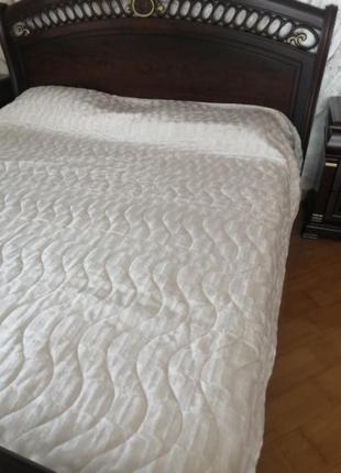 Комплект покривало 230*220, білий, молочний