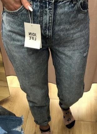 Джинсы mom bershka p.34