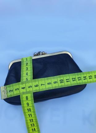 Маленький кожаный кошелек в винтажном стиле6 фото