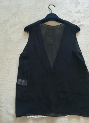Топ блуза шелковый французского бренда vanessa bruno. р. 36(s)4 фото