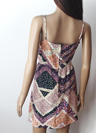 Лиловый сарафан платье от h&m в цветочный принт2 фото
