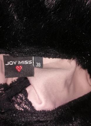 Блуза с мехом joy miss5 фото