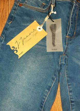Женские джинсовые шорты бриджи бермуды с низкой посадкой jennifer. новые!2 фото