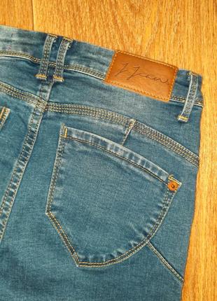 Женские джинсовые шорты бриджи бермуды с низкой посадкой jennifer. новые!6 фото