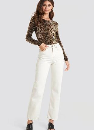 Шикарный леопардовый боди с открытой спиной na-kd