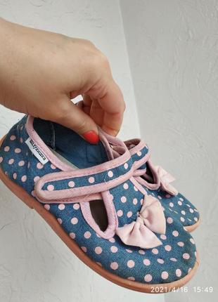 Тапочки детские сменные обувь на девочку р. 29 ортопед1 фото