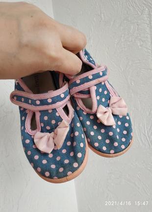 Тапочки детские сменные обувь на девочку р. 29 ортопед2 фото