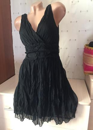 Чёрный сарафан / чёрное платье