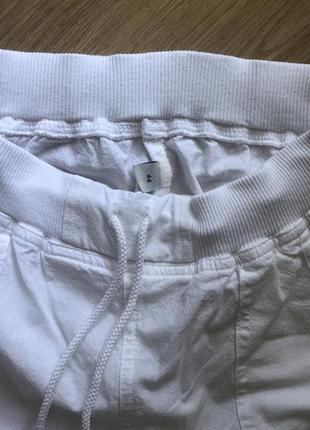 Женские белые шорты бриджи2 фото