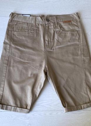 Шорты-чиносы бриджи criminal damage 100% коттон