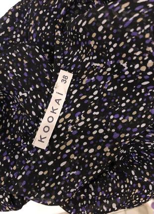 Шифоновая блузка , kookai , франция4 фото