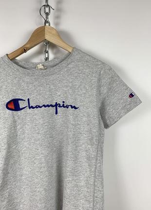 Оригінальна оверсайз футболка champion big logo