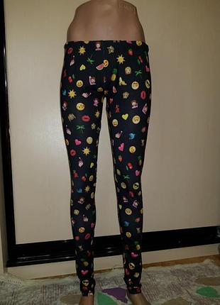 Лосины  смайлики