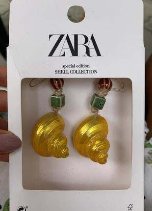 Серьги zara {морская коллекция}